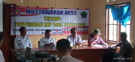 MUSYAWARAH DESA PENYUSUNAN RKPDes TAHUN 2026